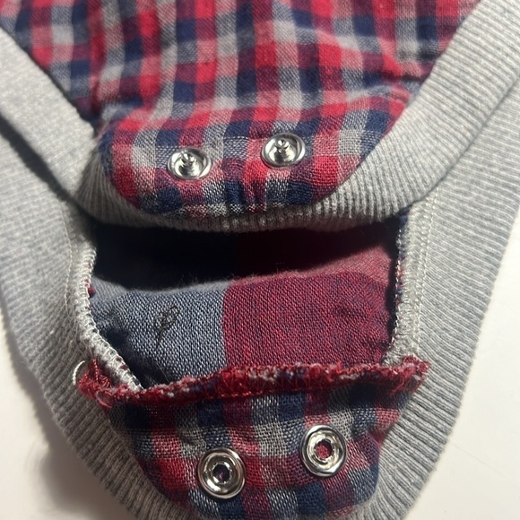 👦🏻Me and Henry one piece festive shirt c collar 100% cotton soft size 3-6 m - Picture 2 of 9